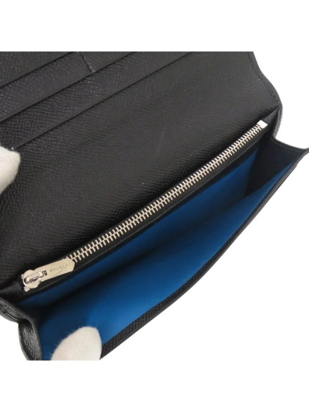 Bvlgari Leather Black Wallet